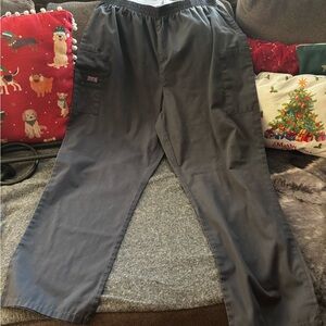 Cherokee Women's Gray Cargo scrub  Pants